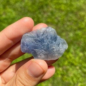 Blue Fluorite Crystal Tumble